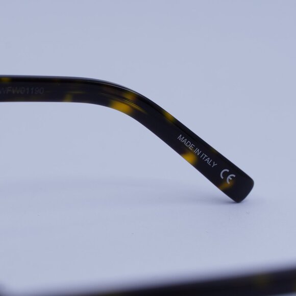 Saint Laurent SL343 002 Eyeglasses Dark Havana 53mm Square Frame - Picture 8 of 10